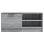 vidaXL Comodă TV, 2 buc., Sonoma gri, 80x35x36,5 cm, lemn prelucrat