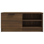 vidaXL Comodă TV, stejar maro, 80x35x36,5 cm, lemn prelucrat vidaXL Comodă TV, stejar maro, 80x35x36,5 cm, lemn prelucrat