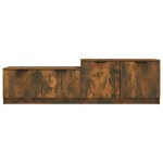 vidaXL Comodă TV, stejar fumuriu, 158,5x36x45 cm, lemn prelucrat