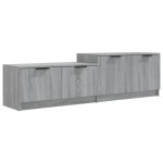 vidaXL Comodă TV, sonoma gri, 158,5x36x45 cm, lemn prelucrat vidaXL Comodă TV, sonoma gri, 158,5x36x45 cm, lemn prelucrat