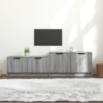vidaXL Comodă TV, sonoma gri, 158,5x36x45 cm, lemn prelucrat vidaXL Comodă TV, sonoma gri, 158,5x36x45 cm, lemn prelucrat
