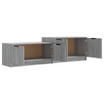 vidaXL Comodă TV, sonoma gri, 158,5x36x45 cm, lemn prelucrat vidaXL Comodă TV, sonoma gri, 158,5x36x45 cm, lemn prelucrat
