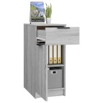 vidaXL Dulap de birou, gri sonoma, 33,5x50x75 cm, lemn prelucrat vidaXL Dulap de birou, gri sonoma, 33,5x50x75 cm, lemn prelucrat