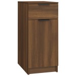 vidaXL Dulap de birou, stejar maro, 33,5x50x75 cm, lemn prelucrat vidaXL Dulap de birou, stejar maro, 33,5x50x75 cm, lemn prelucrat