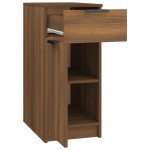 vidaXL Dulap de birou, stejar maro, 33,5x50x75 cm, lemn prelucrat vidaXL Dulap de birou, stejar maro, 33,5x50x75 cm, lemn prelucrat