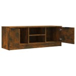 vidaXL Comodă TV, stejar fumuriu, 102x35x36,5 cm, lemn prelucrat vidaXL Comodă TV, stejar fumuriu, 102x35x36,5 cm, lemn prelucrat