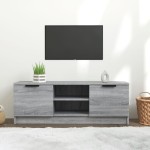 vidaXL Comodă TV, gri sonoma, 102x35x36,5 cm, lemn prelucrat vidaXL Comodă TV, gri sonoma, 102x35x36,5 cm, lemn prelucrat