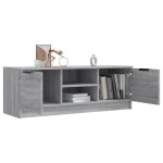 vidaXL Comodă TV, gri sonoma, 102x35x36,5 cm, lemn prelucrat vidaXL Comodă TV, gri sonoma, 102x35x36,5 cm, lemn prelucrat