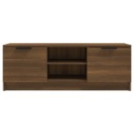 vidaXL Comodă TV, stejar maro, 102x35x36,5 cm, lemn prelucrat