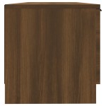 vidaXL Comodă TV, stejar maro, 102x35x36,5 cm, lemn prelucrat