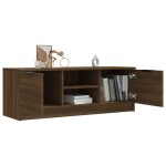 vidaXL Comodă TV, stejar maro, 102x35x36,5 cm, lemn prelucrat