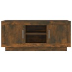 vidaXL Comodă TV, stejar afumat, 102x35x45 cm, lemn prelucrat vidaXL Comodă TV, stejar afumat, 102x35x45 cm, lemn prelucrat
