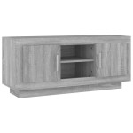 vidaXL Comodă TV, gri sonoma, 102x35x45 cm, lemn prelucrat