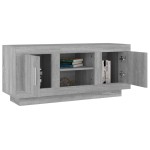 vidaXL Comodă TV, gri sonoma, 102x35x45 cm, lemn prelucrat