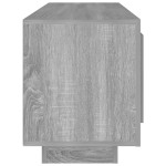 vidaXL Comodă TV, gri sonoma, 102x35x45 cm, lemn prelucrat