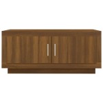 vidaXL Măsuță de cafea, stejar maro, 102x50x45 cm, lemn prelucrat vidaXL Măsuță de cafea, stejar maro, 102x50x45 cm, lemn prelucrat
