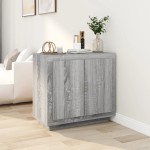 vidaXL Dulap, sonoma gri, 80x40x75 cm, lemn prelucrat vidaXL Dulap, sonoma gri, 80x40x75 cm, lemn prelucrat