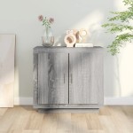 vidaXL Dulap, sonoma gri, 80x40x75 cm, lemn prelucrat vidaXL Dulap, sonoma gri, 80x40x75 cm, lemn prelucrat