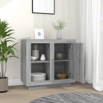 vidaXL Dulap, sonoma gri, 80x40x75 cm