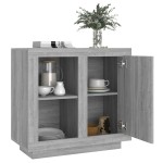 vidaXL Dulap, sonoma gri, 80x40x75 cm