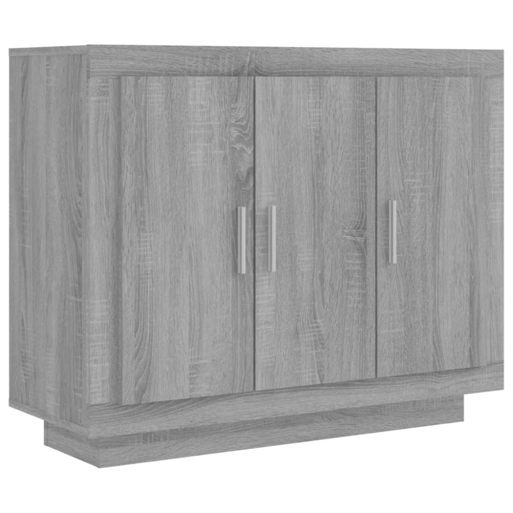 vidaXL Dulap, sonoma gri, 92x35x75 cm, lemn compozit