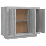 vidaXL Dulap, sonoma gri, 92x35x75 cm, lemn compozit