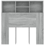 vidaXL Dulap tăblie, gri sonoma, 100x19x103,5 cm vidaXL Dulap tăblie, gri sonoma, 100x19x103,5 cm