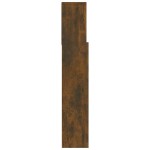 vidaXL Tăblie de pat cu dulap, stejar fumuriu, 120x19x103,5 cm vidaXL Tăblie de pat cu dulap, stejar fumuriu, 120x19x103,5 cm
