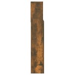 vidaXL Tăblie de pat cu dulap, stejar fumuriu, 140x19x103,5 cm vidaXL Tăblie de pat cu dulap, stejar fumuriu, 140x19x103,5 cm