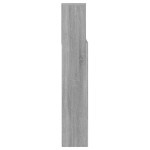 vidaXL Tăblie de pat cu dulap, gri sonoma, 140x19x103,5 cm