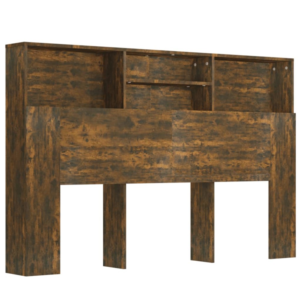 vidaXL Dulap tăblie, Stejar fumuriu, 160x19x103,5 cm