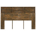vidaXL Dulap tăblie, Stejar fumuriu, 160x19x103,5 cm