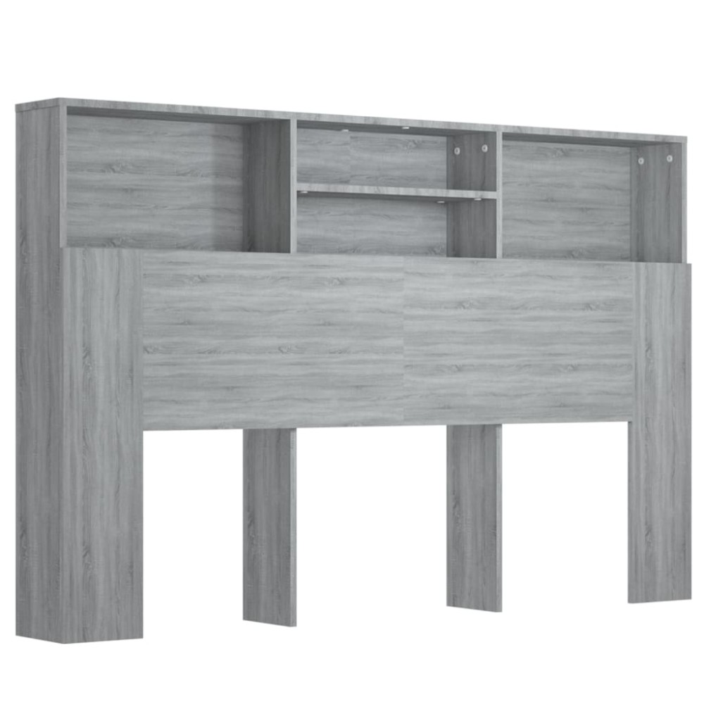 vidaXL Dulap tăblie, gri sonoma, 160x19x103,5 cm