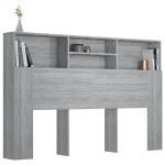 vidaXL Dulap tăblie, gri sonoma, 160x19x103,5 cm vidaXL Dulap tăblie, gri sonoma, 160x19x103,5 cm