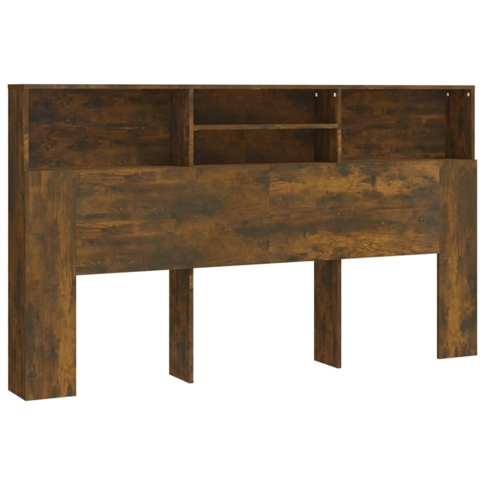vidaXL Dulap tăblie, Stejar fumuriu, 180x19x103,5 cm