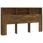 vidaXL Dulap tăblie, Stejar fumuriu, 180x19x103,5 cm