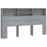 vidaXL Dulap tăblie, gri sonoma, 180x19x103,5 cm