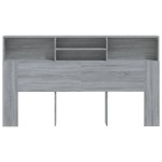 vidaXL Dulap tăblie, gri sonoma, 180x19x103,5 cm