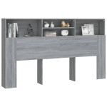 vidaXL Dulap tăblie, gri sonoma, 180x19x103,5 cm