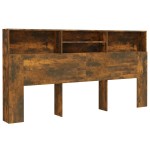 vidaXL Dulap tăblie, Stejar afumat, 200x19x103,5 cm