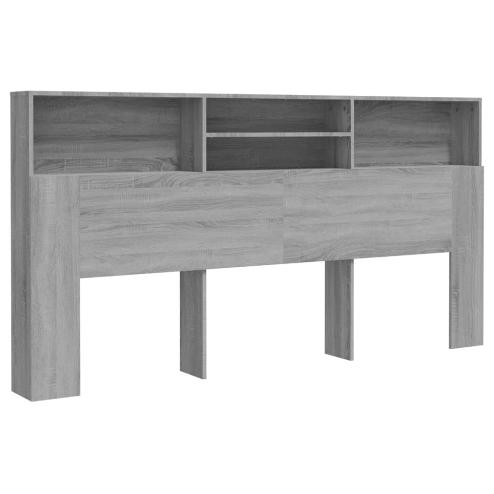 vidaXL Dulap tăblie, gri sonoma, 200x19x103,5 cm
