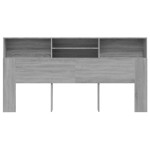 vidaXL Dulap tăblie, gri sonoma, 200x19x103,5 cm