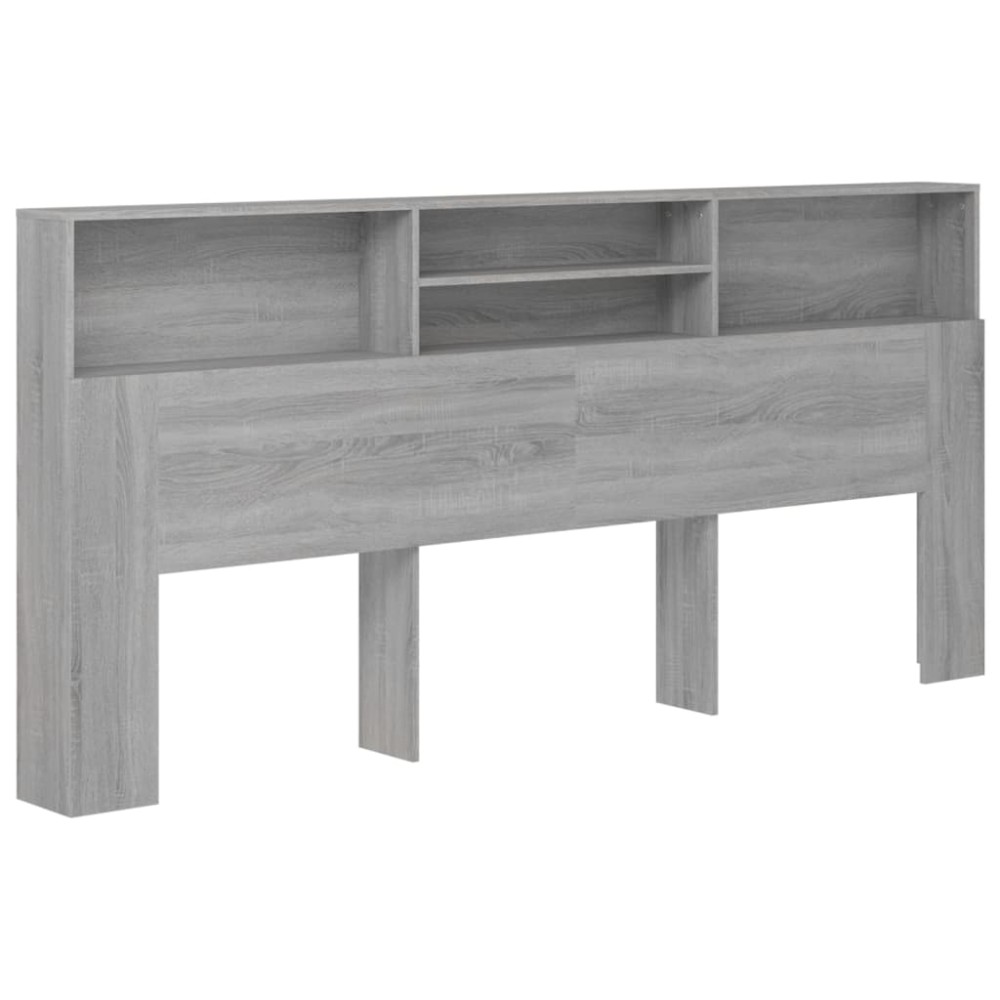 vidaXL Dulap tăblie, gri sonoma, 220x19x103,5 cm