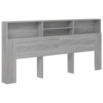 vidaXL Dulap tăblie, gri sonoma, 220x19x103,5 cm