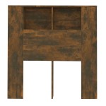 vidaXL Dulap tăblie, stejar fumuriu, 100x18,5x102,5 cm