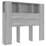 vidaXL Dulap tăblie, gri sonoma, 120x18,5x102,5 cm vidaXL Dulap tăblie, gri sonoma, 120x18,5x102,5 cm