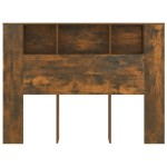 vidaXL Dulap tăblie, stejar fumuriu, 140x18,5x104,5 cm