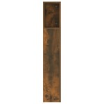 vidaXL Tăblie de pat cu dulap, stejar afumat, 160x18,5x104,5 cm vidaXL Tăblie de pat cu dulap, stejar afumat, 160x18,5x104,5 cm