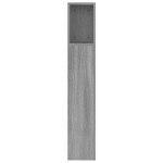 vidaXL Tăblie de pat cu dulap, gri sonoma, 160x18,5x104,5 cm