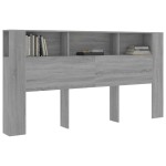 vidaXL Dulap tăblie, gri sonoma, 200x18,5x104,5 cm